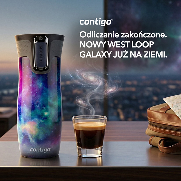 Kubek termiczny West Loop z motywem galaktyki