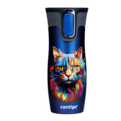 Kubek termiczny Contigo West Loop 2.0 470ml - Kot - Granatowy