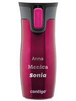 Kubek termiczny z grawerem Contigo West Loop 2.0 470 ml - Malinowy