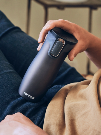 Kubek termiczny Contigo West Loop 2.0 470ml Jubileusz 15 lat - Grafitowy Mat